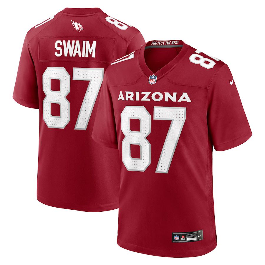 Men Arizona Cardinals #87 Geoff Swaim Nike Cardinal Team Game NFL Jersey